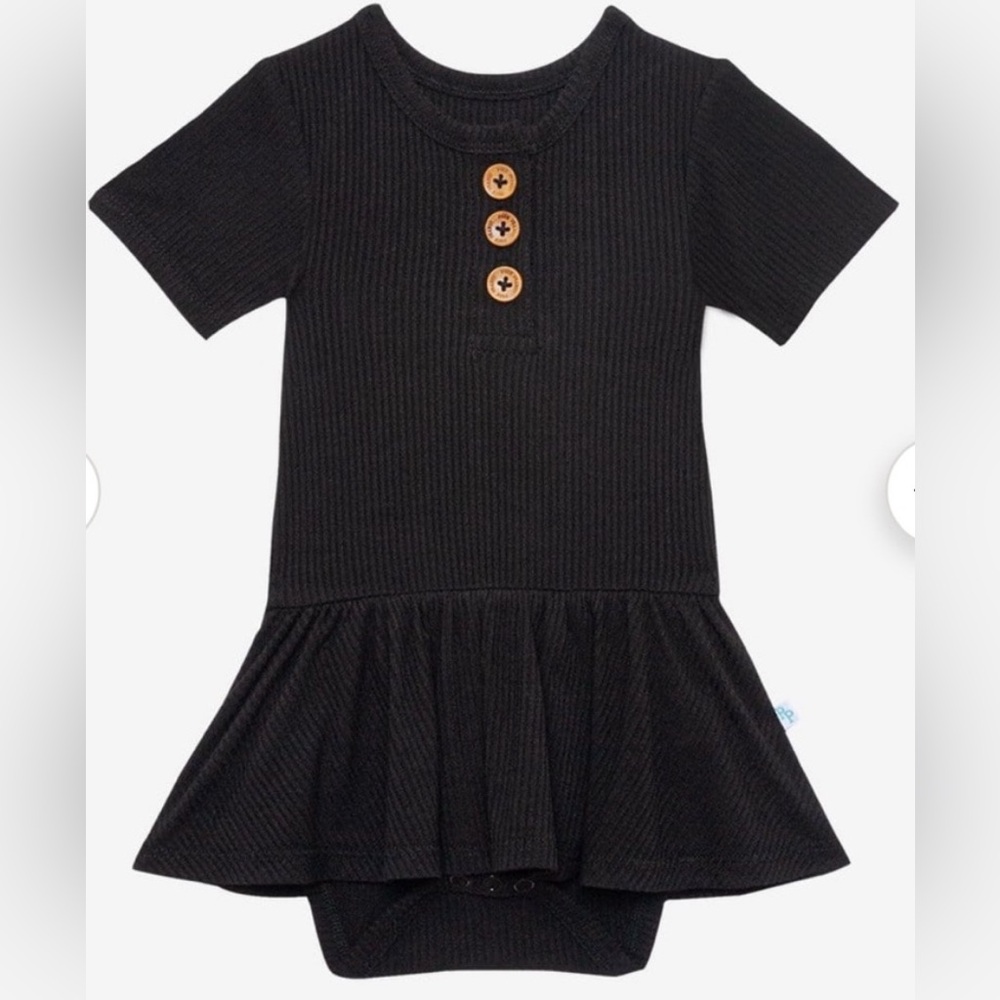 Posh Peanut Henley bodysuit dress
